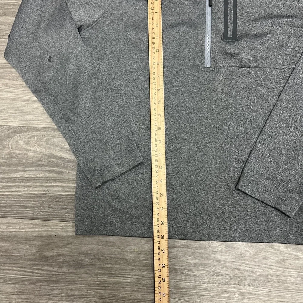 The North Face Canyonlands Jacket Mens Medium Gray 1/4 Zip Hiking Outdoor‎